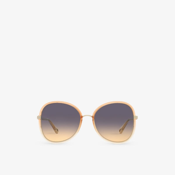 

Солнцезащитные очки ch0030s в ацетатной оправе-бабочке Chloé, оранжевый