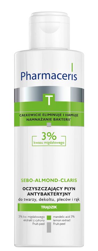 Pharmaceris T Sebo-Almond-Claris лосьон для лица, 190 ml pharmaceris t sebo almond claris cleasing solution 190 ml
