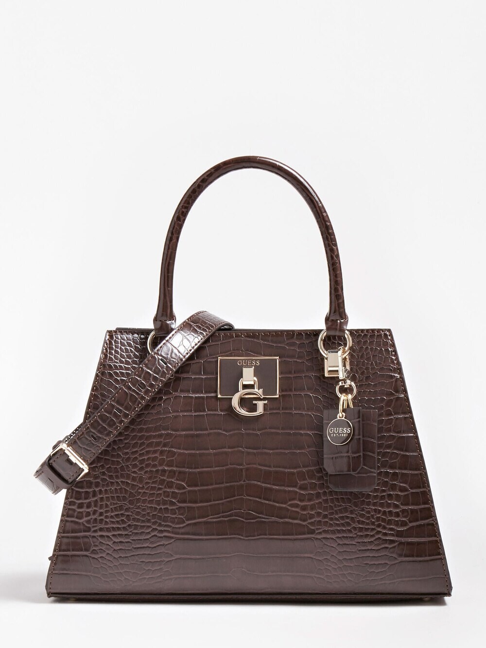 

Сумочка Guess STEPHI, темно коричневый