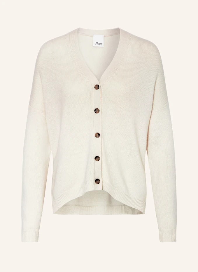 

Кашемировый кардиган оверсайз Allude, экрю