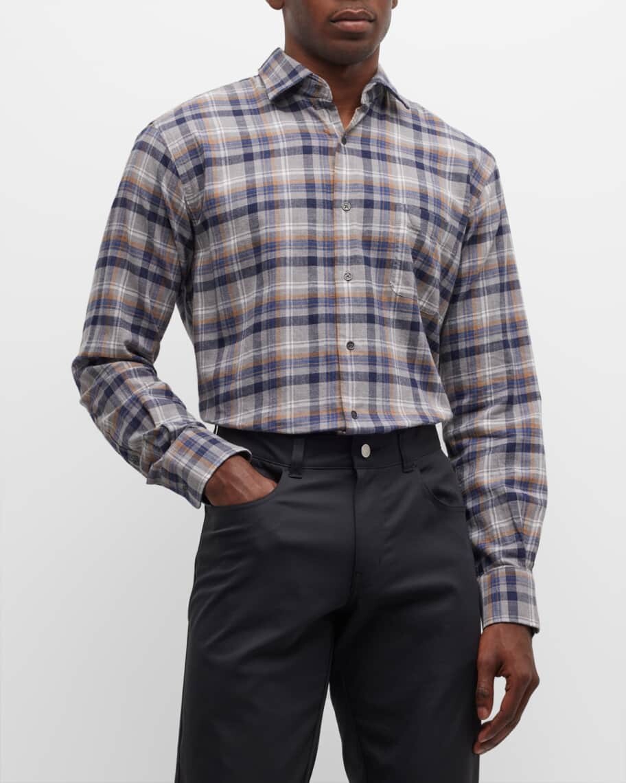 

Мужская хлопковая спортивная рубашка Iron Way Peter Millar