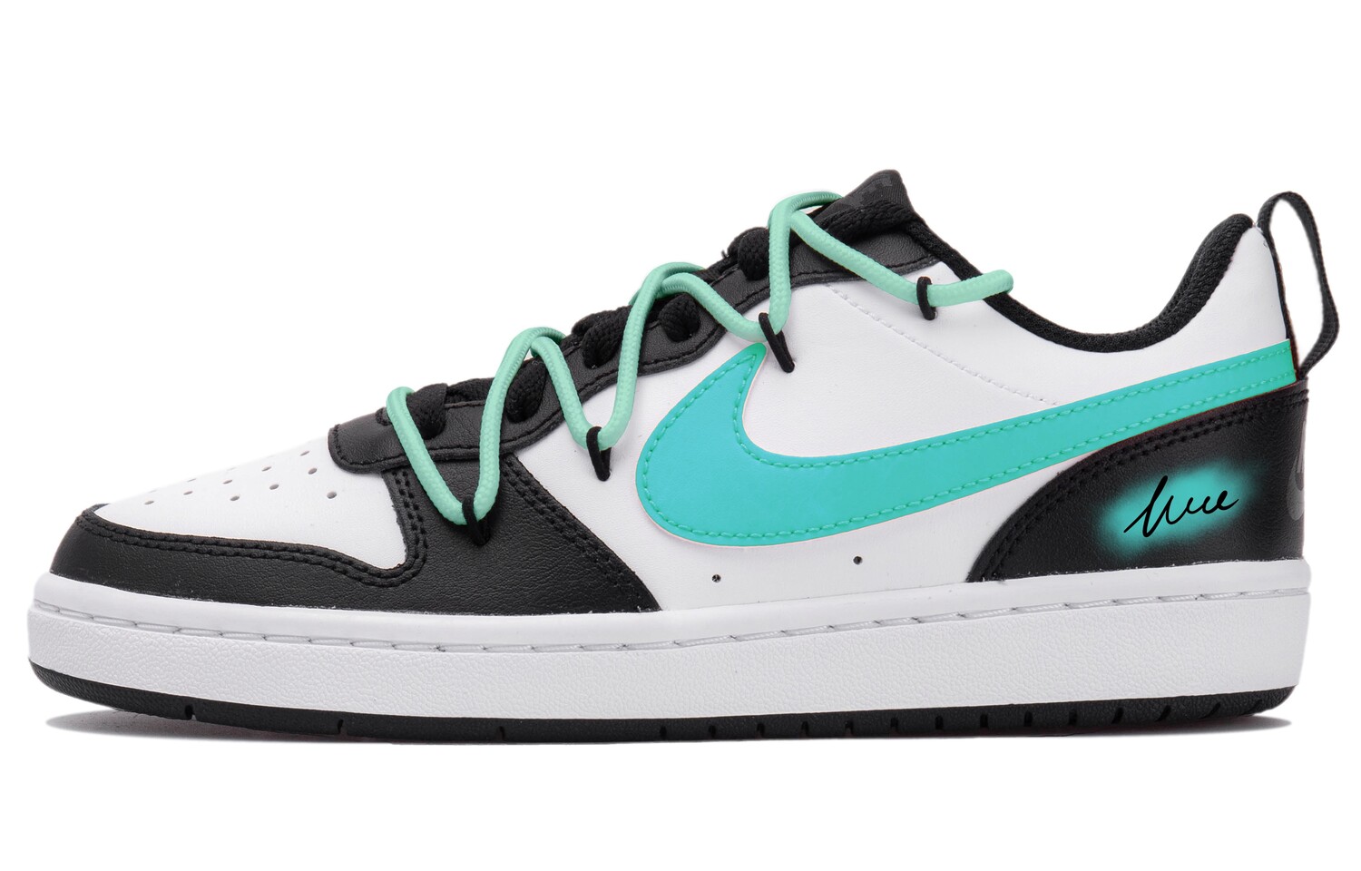 

Женские кроссовки для скейтбординга Nike Court Borough Low, White/Green