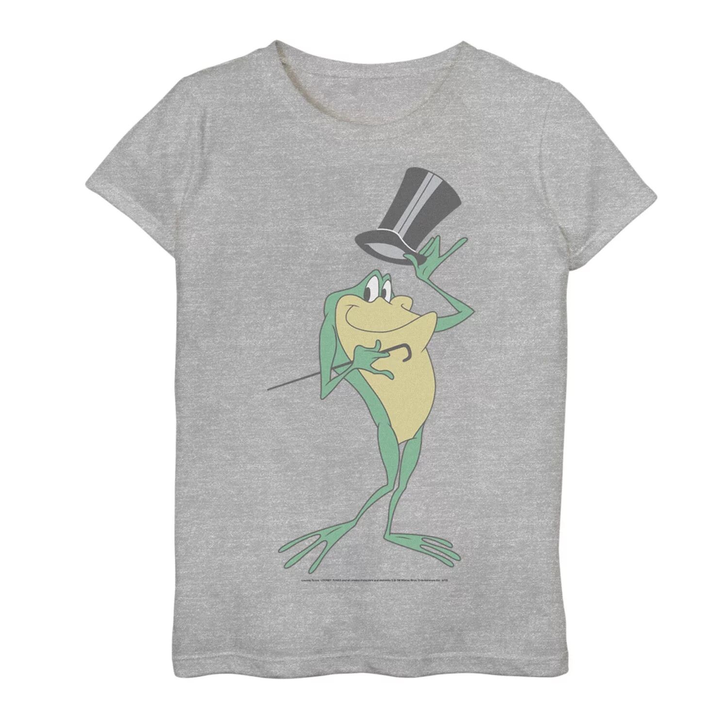 

Футболка Looney Tunes Michigan J. Frog для девочек 7–16 лет с простым портретом и рисунком Licensed Character