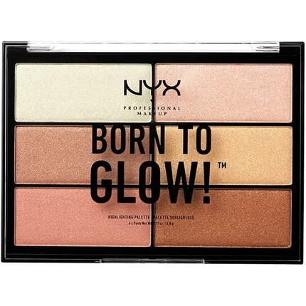 

Палетка хайлайтеров Born To Glow, Nyx Prof. Make-Up