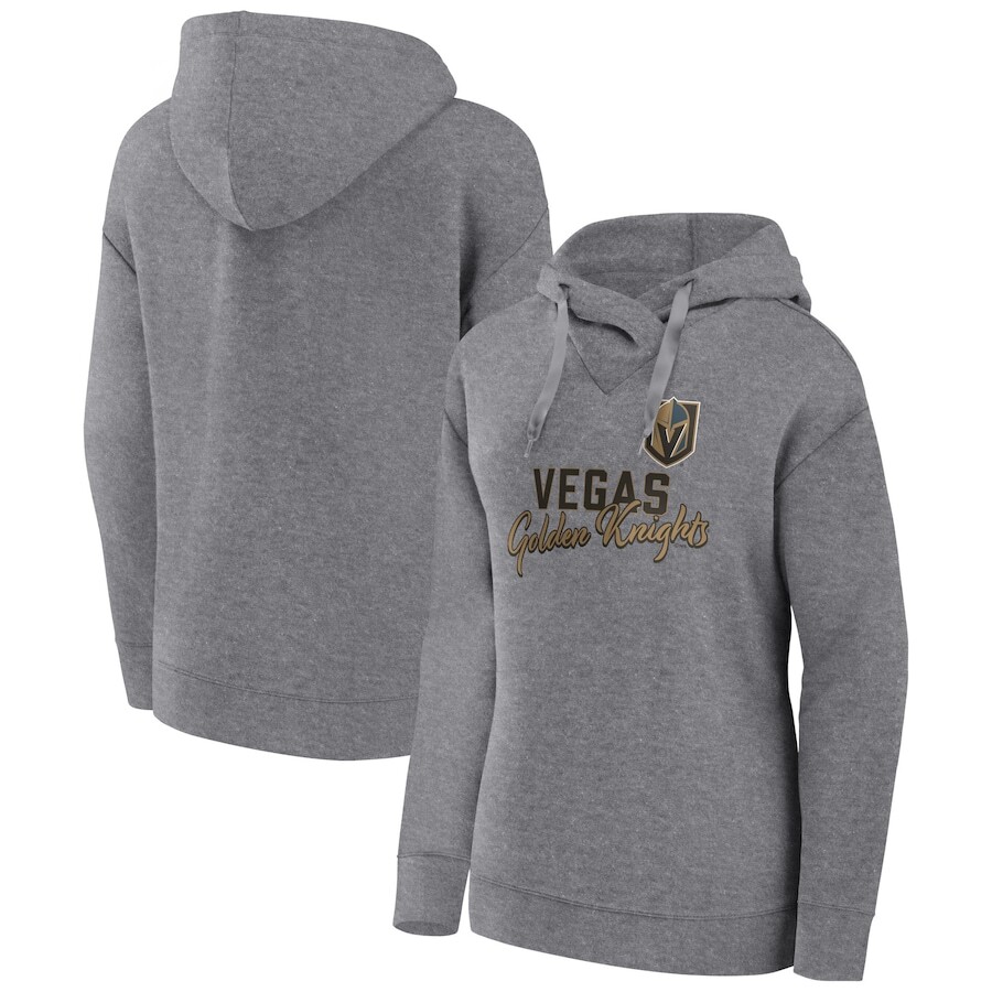 

Пуловер с капюшоном Fanatics Branded Vegas Golden Knights, серый