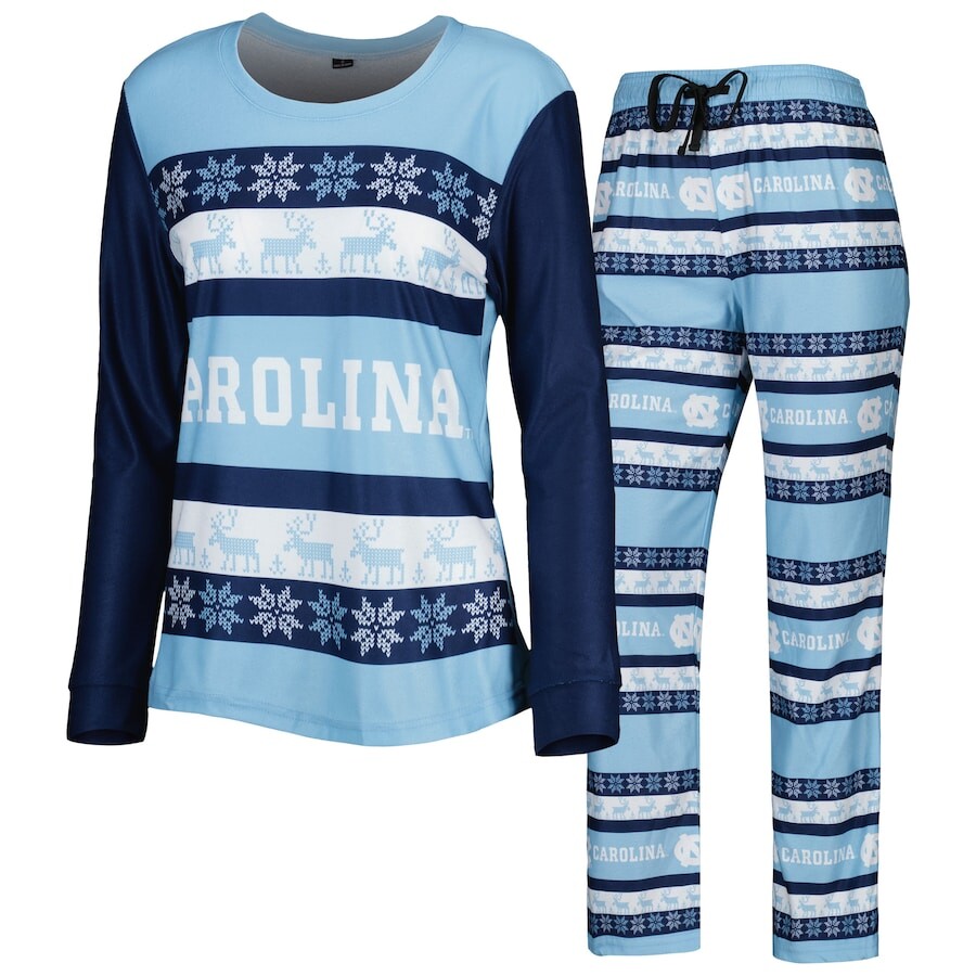 

Пижамный комплект FOCO North Carolina Tar Heels, синий