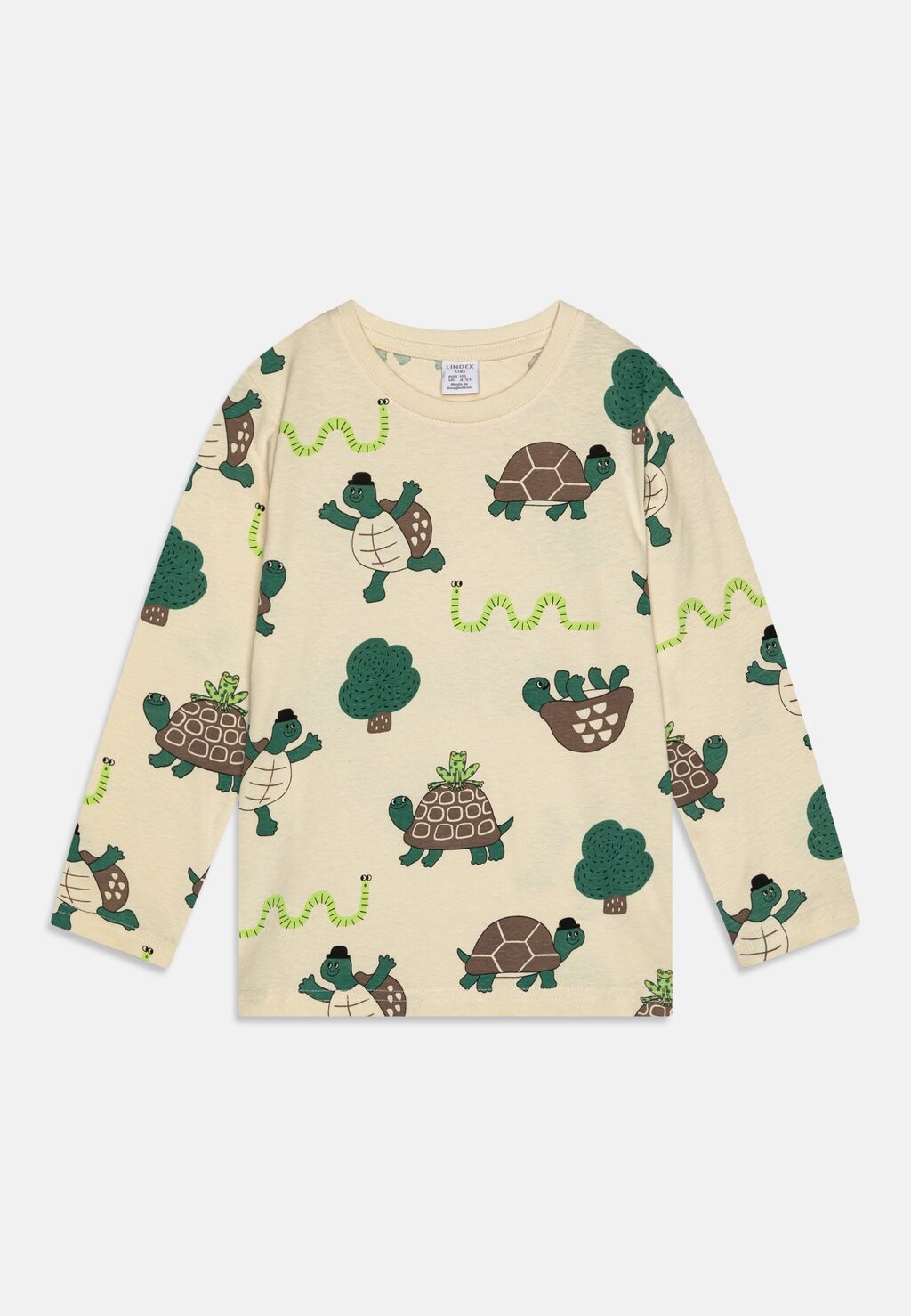 

Рубашка с длинным рукавом TURTLE Lindex, цвет light beige