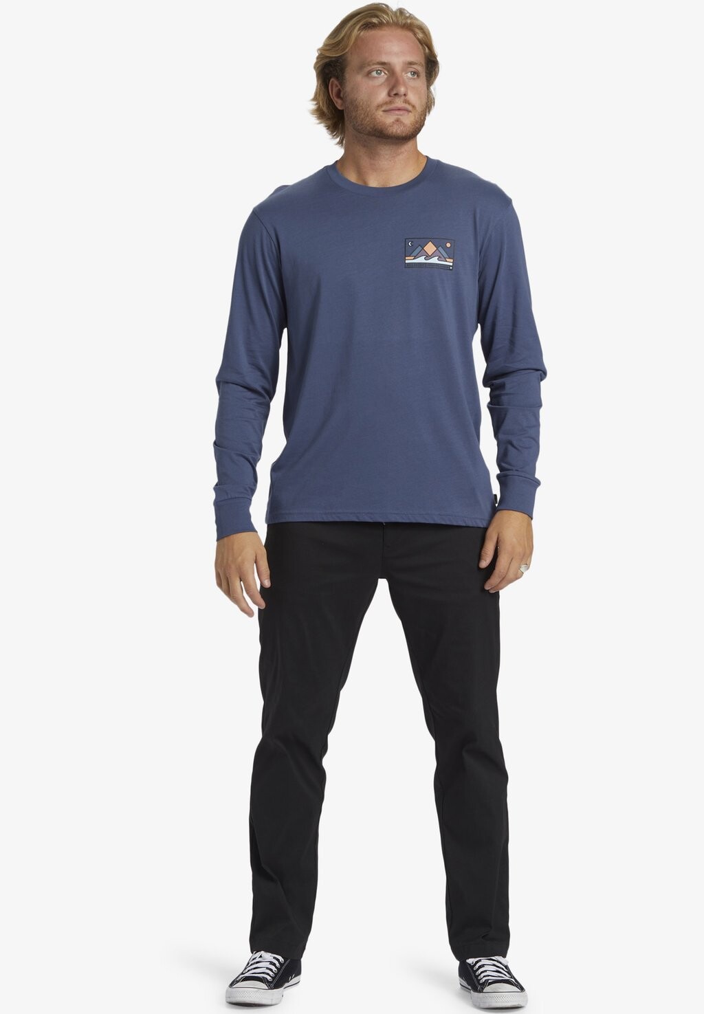 

Футболка с длинным рукавом RANGE Billabong, синий