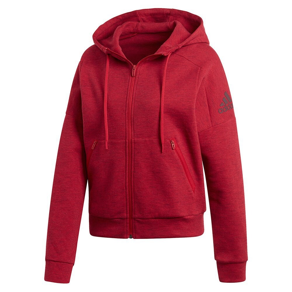 

Толстовка adidas ID Melange Regular Full Zip, черный