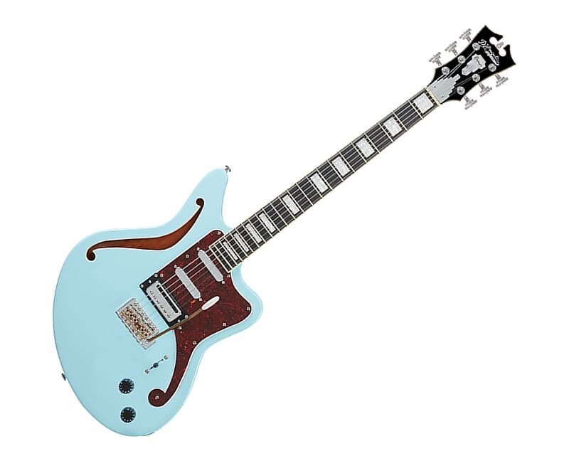 

Электрогитара D'Angelico Premier Bedford Semi-Hollow Guitar - Sky Blue