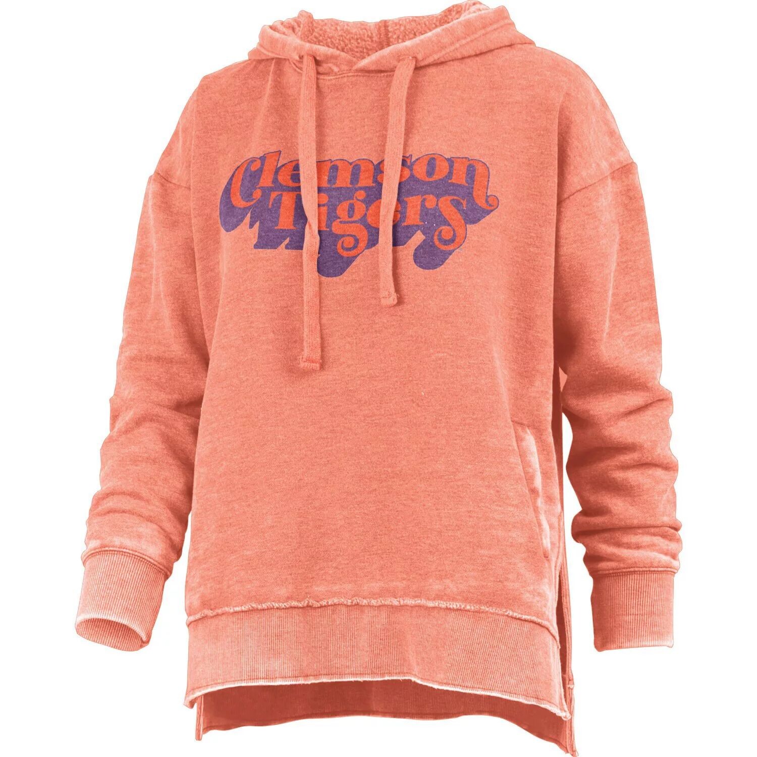 

Женский пуловер с капюшоном для прессы оранжевого цвета Clemson Tigers Vintage Falkland