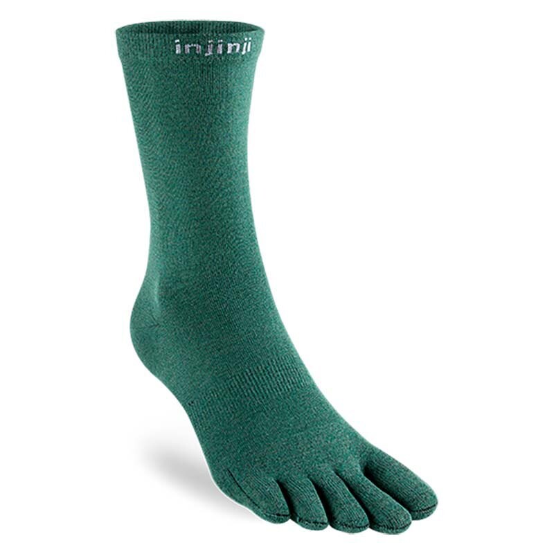 

Носки Injinji Liner Crew, зеленый