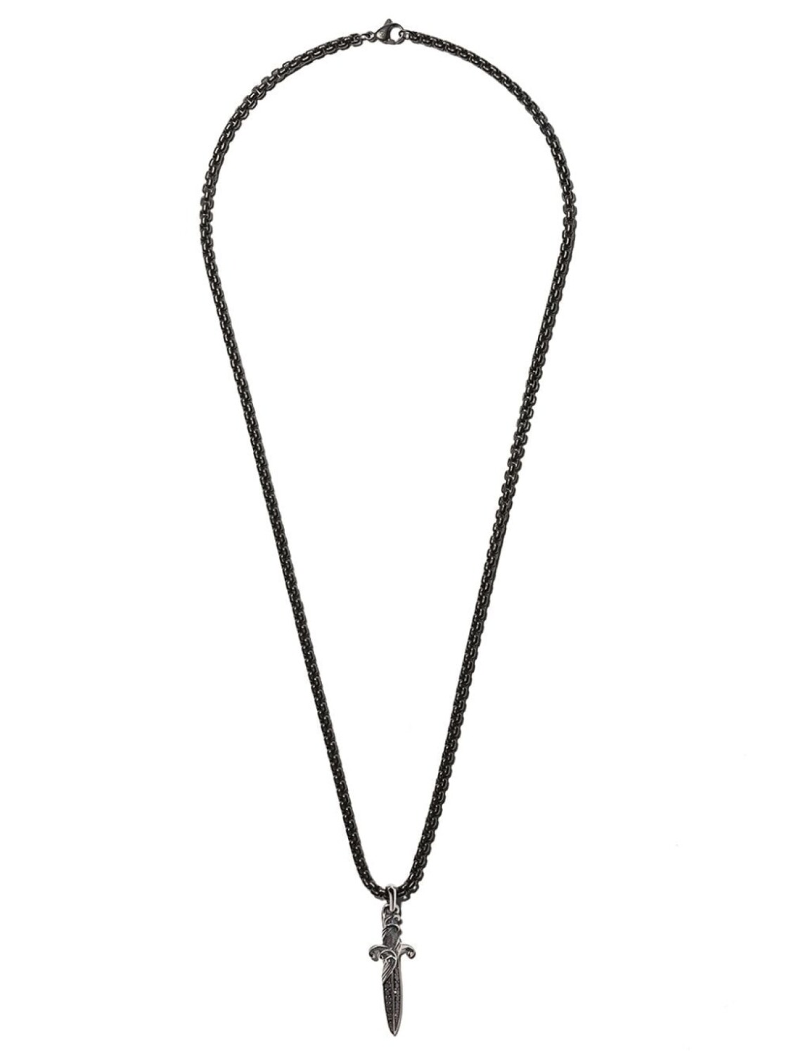

Серебряная подвеска Waves Dagger с бриллиантами David Yurman, черный
