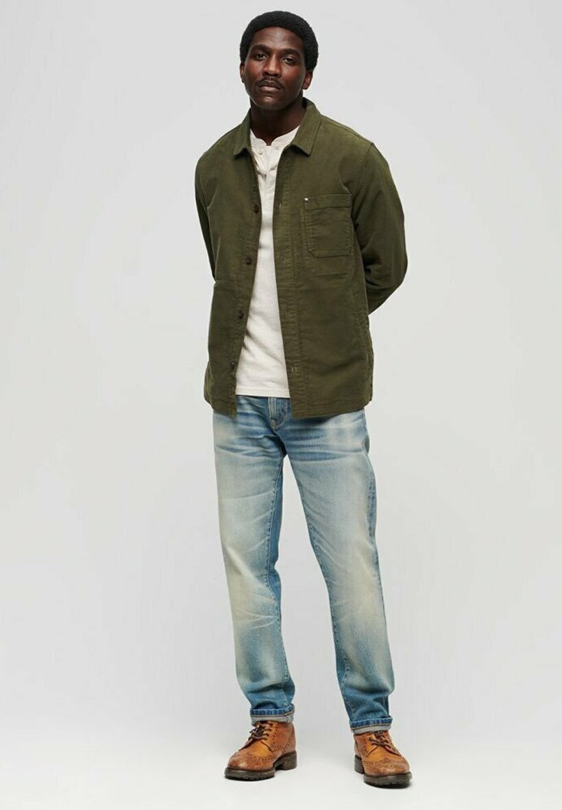 

Куртка Superdry MERCHANT MOLESKIN, цвет dark moss green