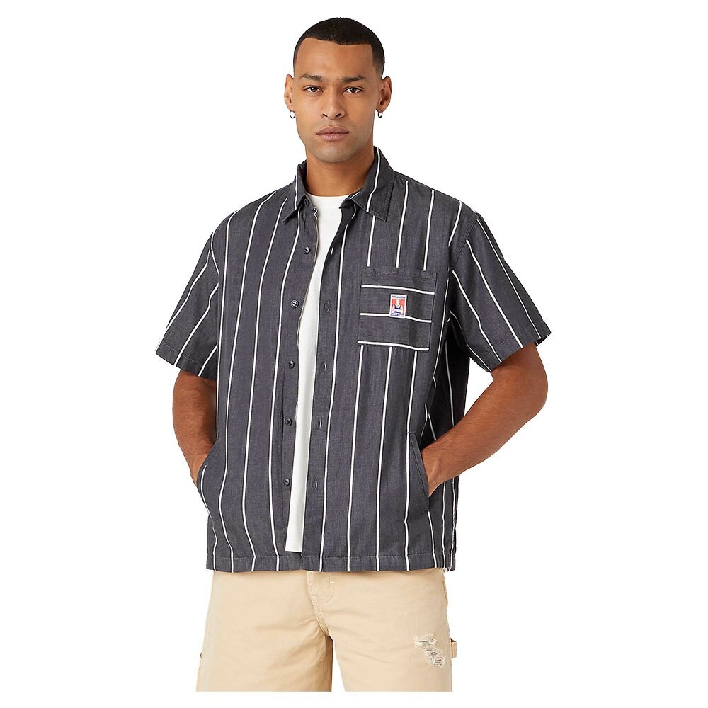 

Рубашка с длинным рукавом Wrangler Casey 1Pocket Oversized, серый