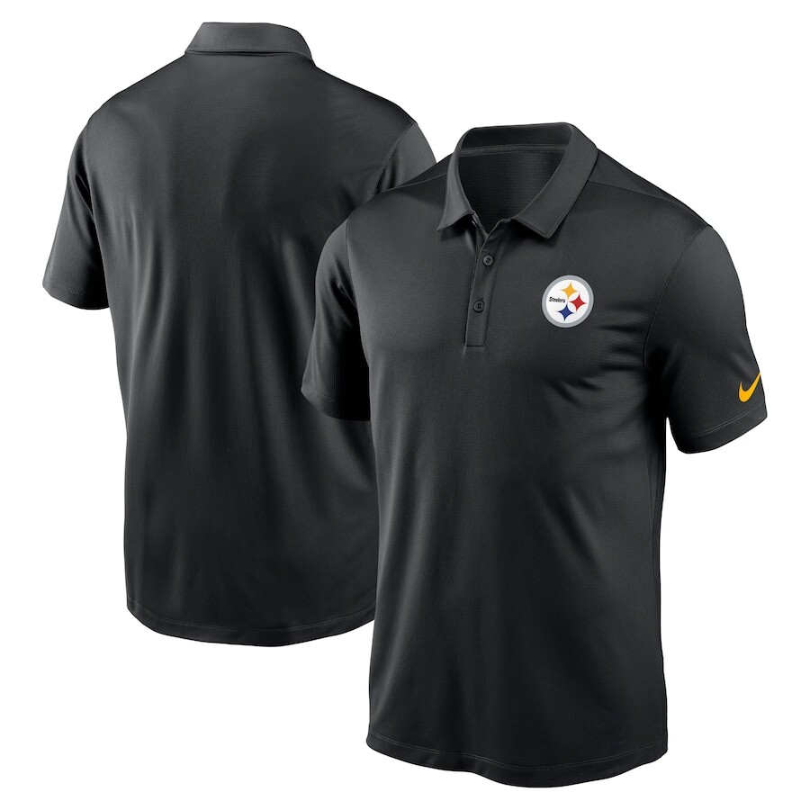 

Поло с коротким рукавом Nike Pittsburgh Steelers, черный