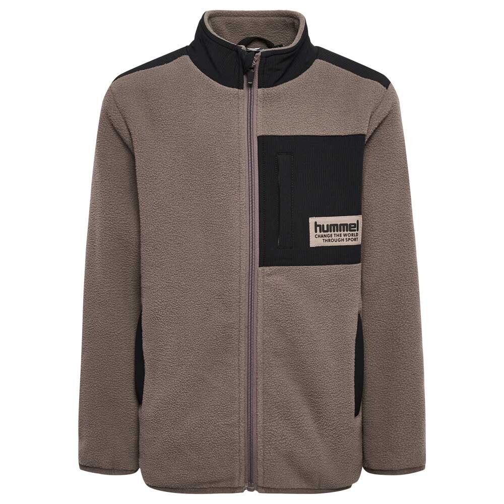 

Толстовка на молнии Hummel Dare Fleece, коричневый