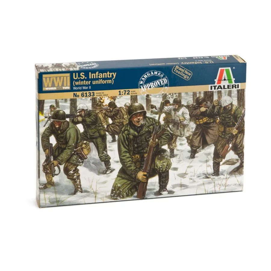 

Пехота США (зимняя форма), Soldiers - WWII (1:72) (Italeri)