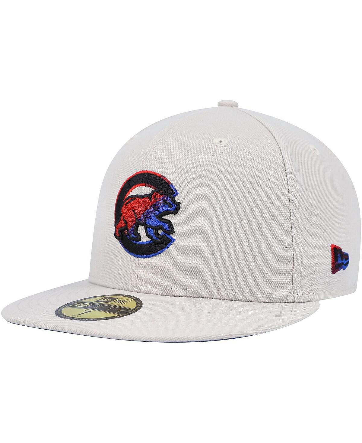 

Мужская шляпа цвета хаки Chicago Cubs Stone Dim 59Fifty с приталенной кепкой New Era