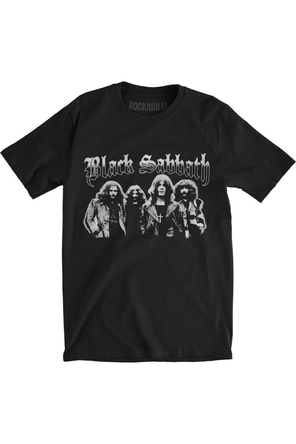 

Футболка «Групповой снимок» Black Sabbath, черный