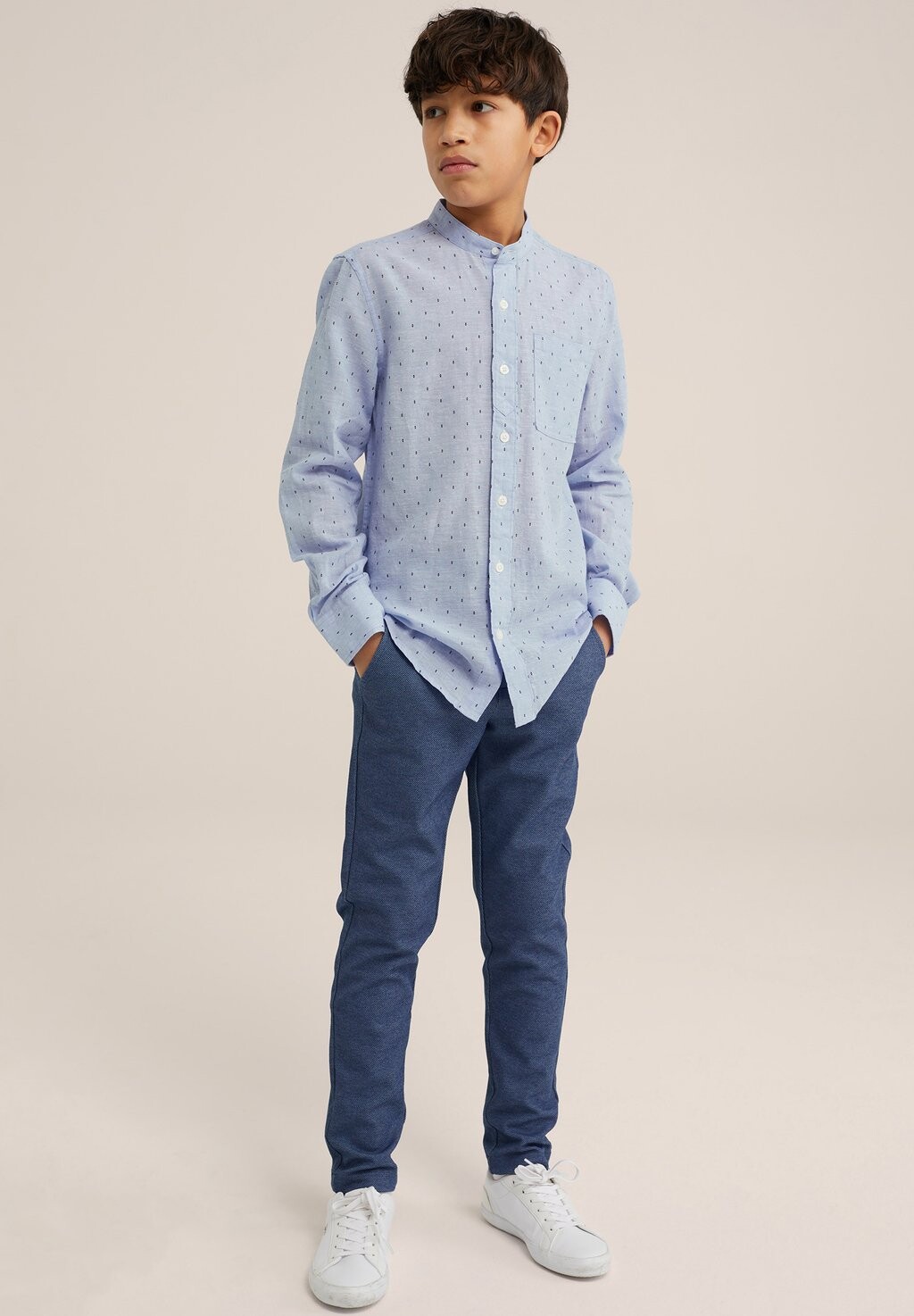 

Рубашка WE Fashion, цвет blue