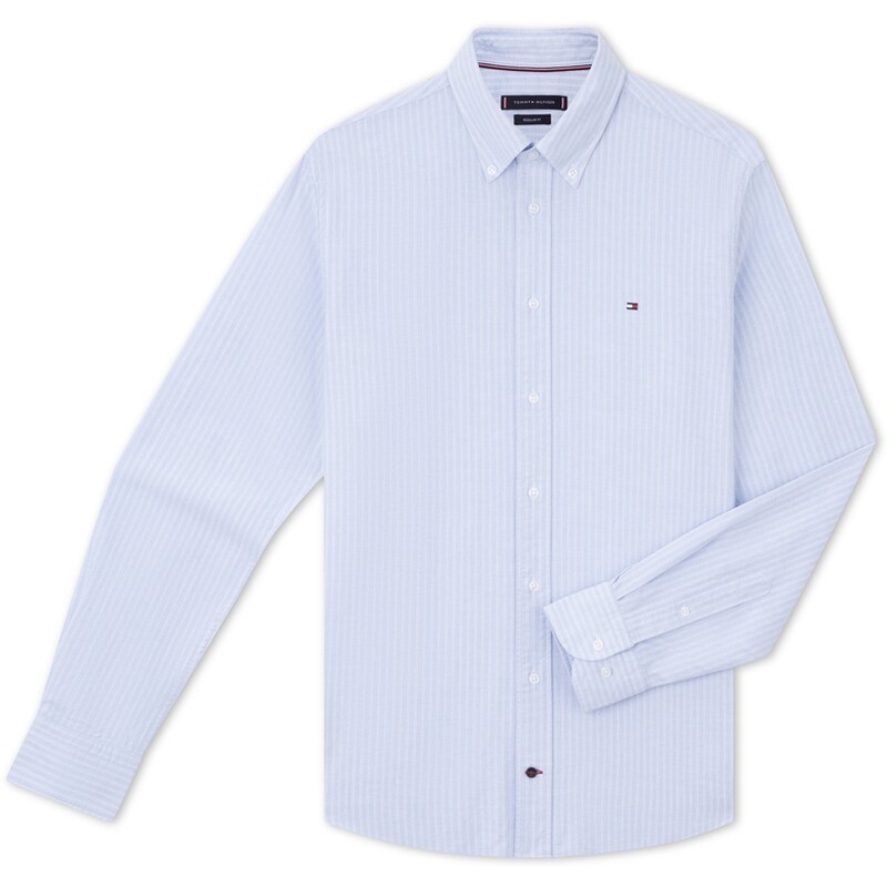 

Мужская рубашка Tommy Hilfiger, цвет Blue and white stripes 0A4