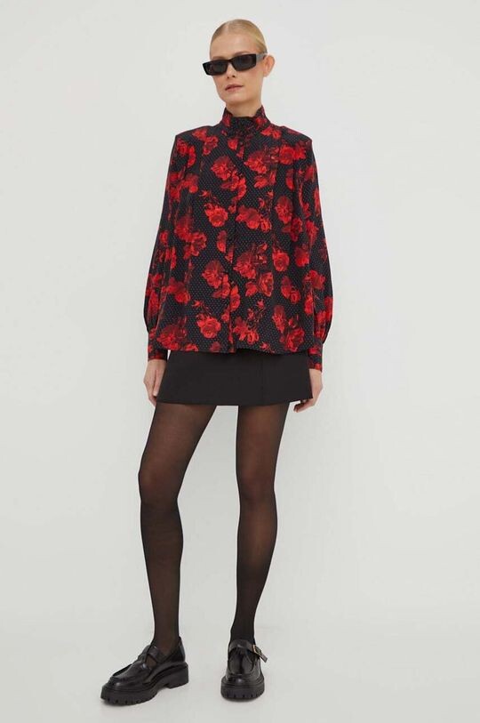 

Шелковая рубашка Kooples The Kooples, черный