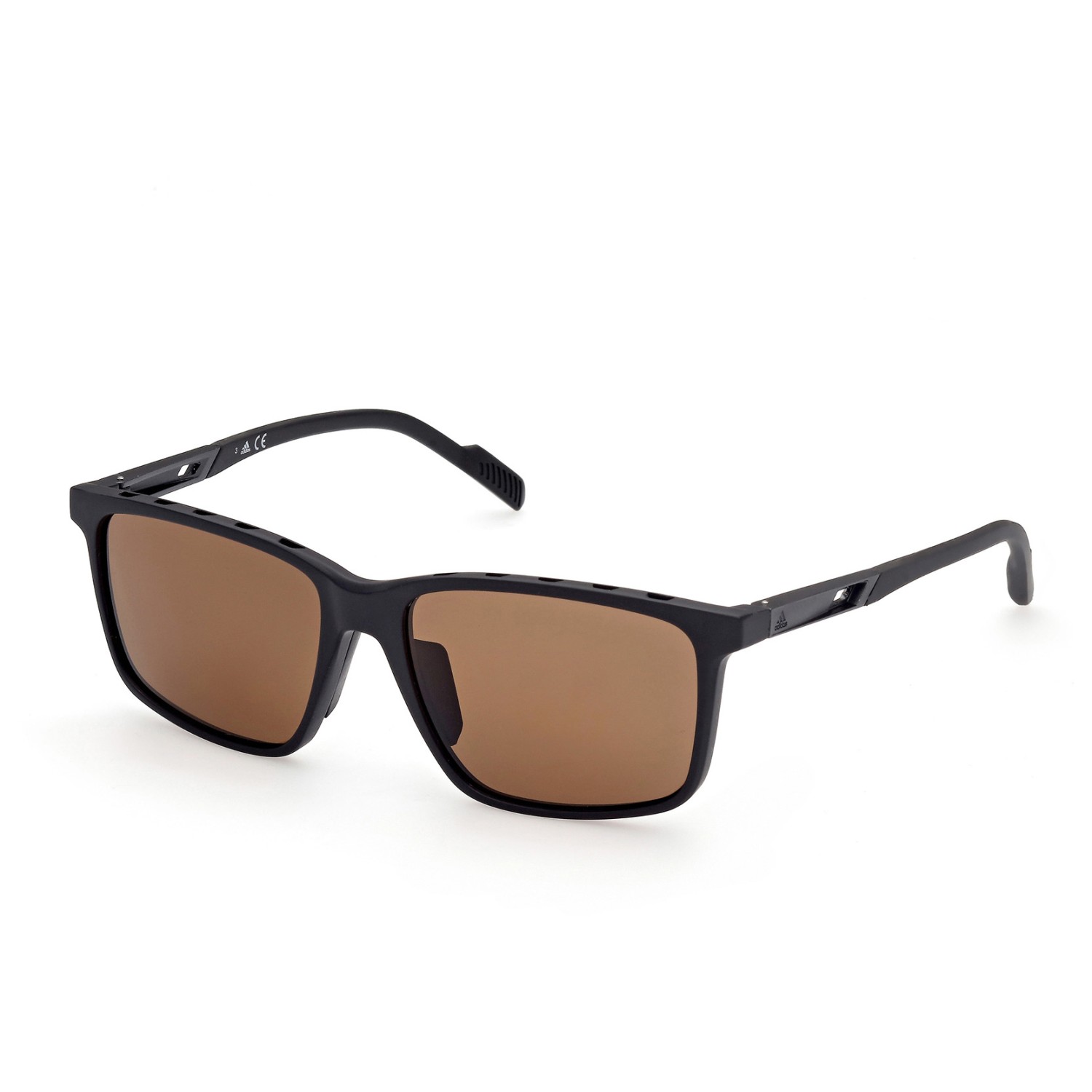 Солнцезащитные очки Adidas SP0050 Polarized Cat 3, матовый черный солнцезащитные очки adidas белый