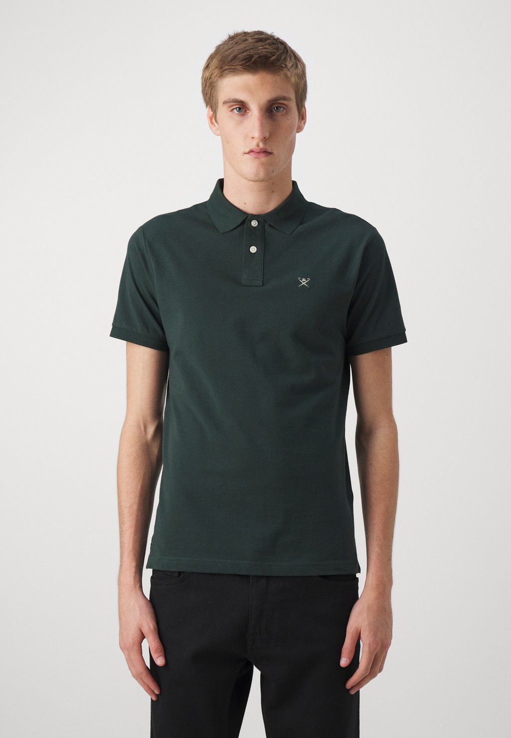Рубашка-поло SLIM FIT Hackett London, зеленый