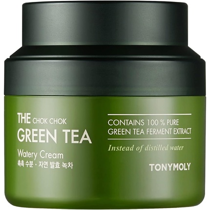 The Chok Chok Водяной крем с зеленым чаем, 60 мл, Tonymoly tony moly the chok chok green tea увлажняющий крем с зеленым чаем 60 мл