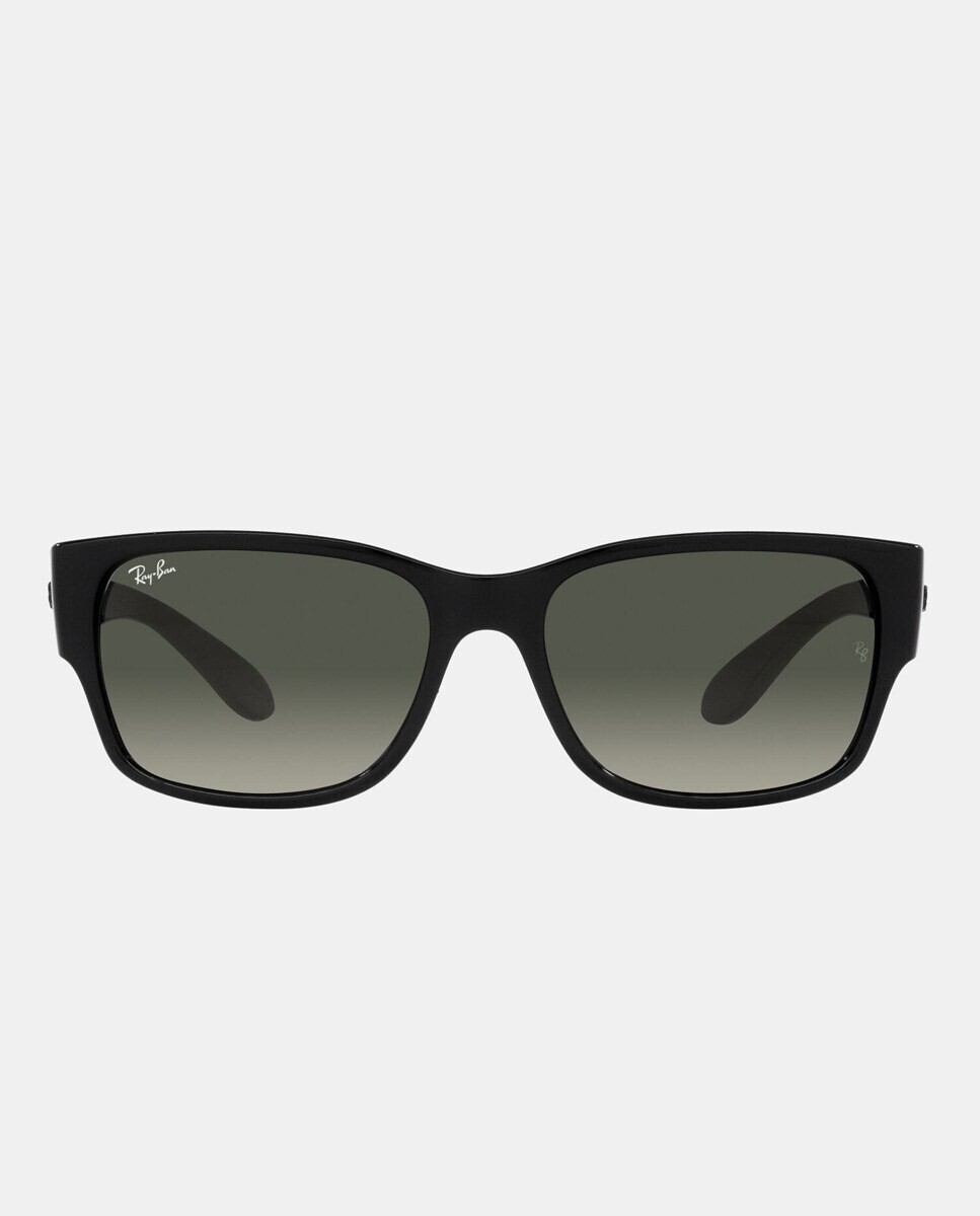 

Черные прямоугольные солнцезащитные очки унисекс Ray-Ban, черный