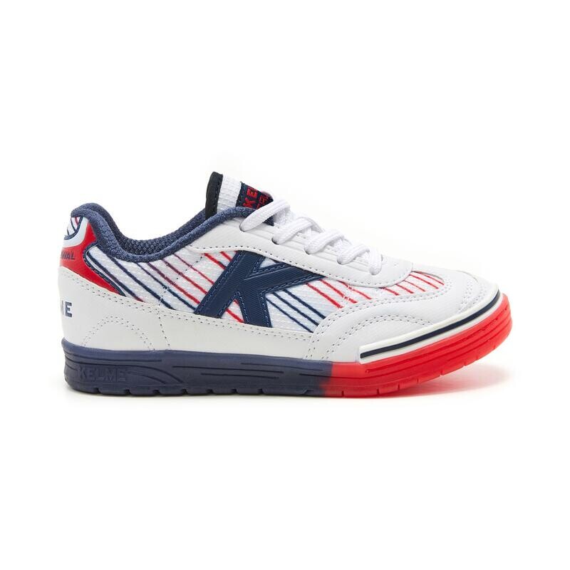 

Kelme Trueno Кружевные белые детские кроссовки унисекс