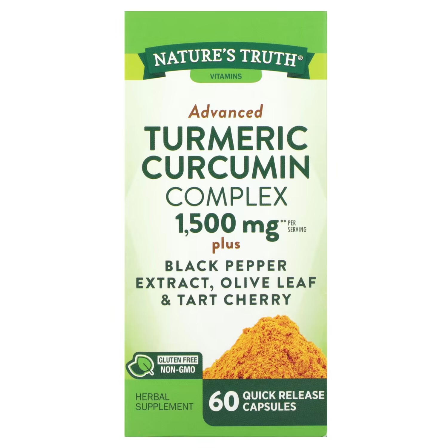 

Куркуминовый комплекс Nature's Truth, 750 мг, 60 быстродействующих капсул