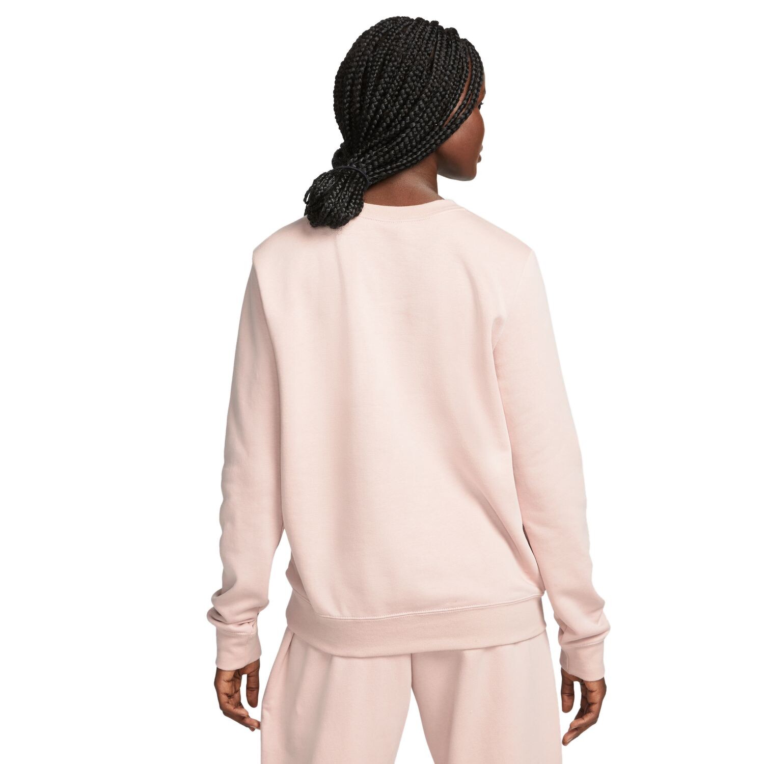

Женский флисовый свитшот с круглым вырезом Nike Sportswear Club Nike, белый