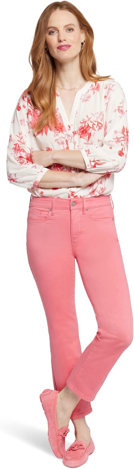 

Джинсы Marilyn Straight Ankle in Pink Punch NYDJ, цвет Pink Punch