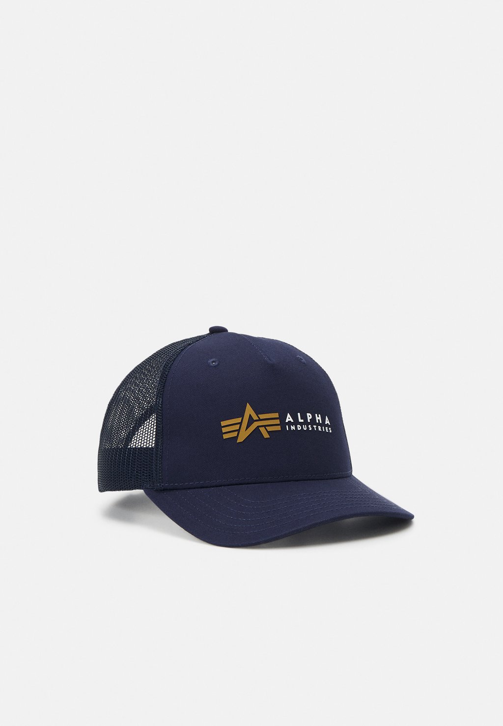 Бейсболка LABEL TRUCKER UNISEX Alpha Industries, цвет rep.blue шапка label beanie unisex alpha industries винтажный серый