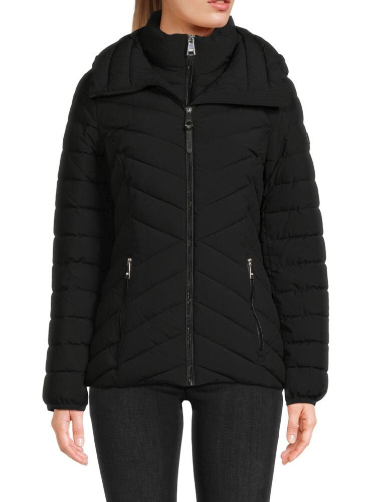 

Пуховик с капюшоном Dkny, черный