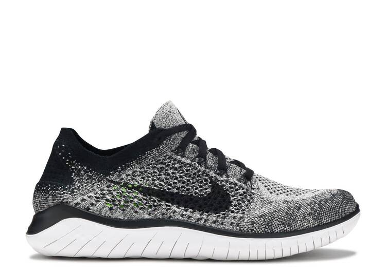 

Кроссовки Nike WMNS FREE RN FLYKNIT 2018 'WHITE BLACK', белый