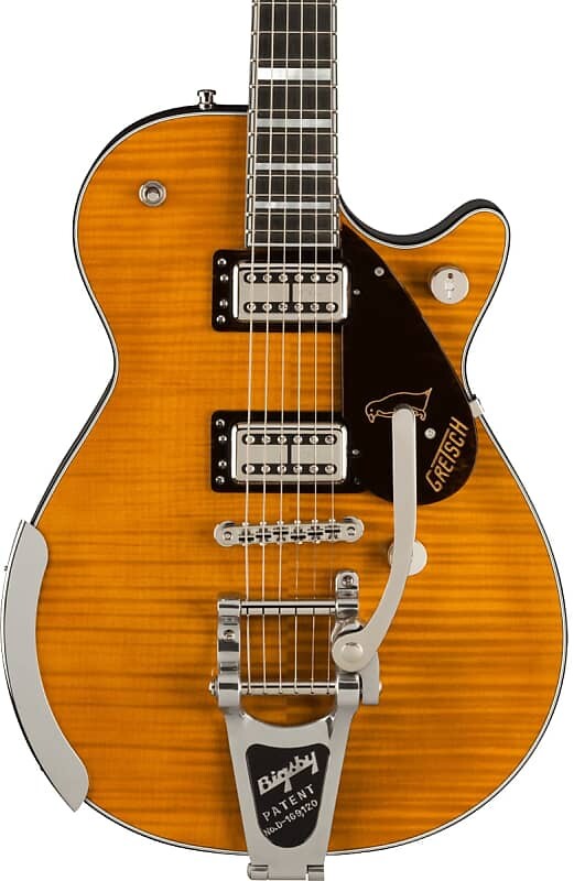 Электрогитара Gretsch G6134TFM-NH Nigel Hendroff Signature Penguin Amber Flame w/case