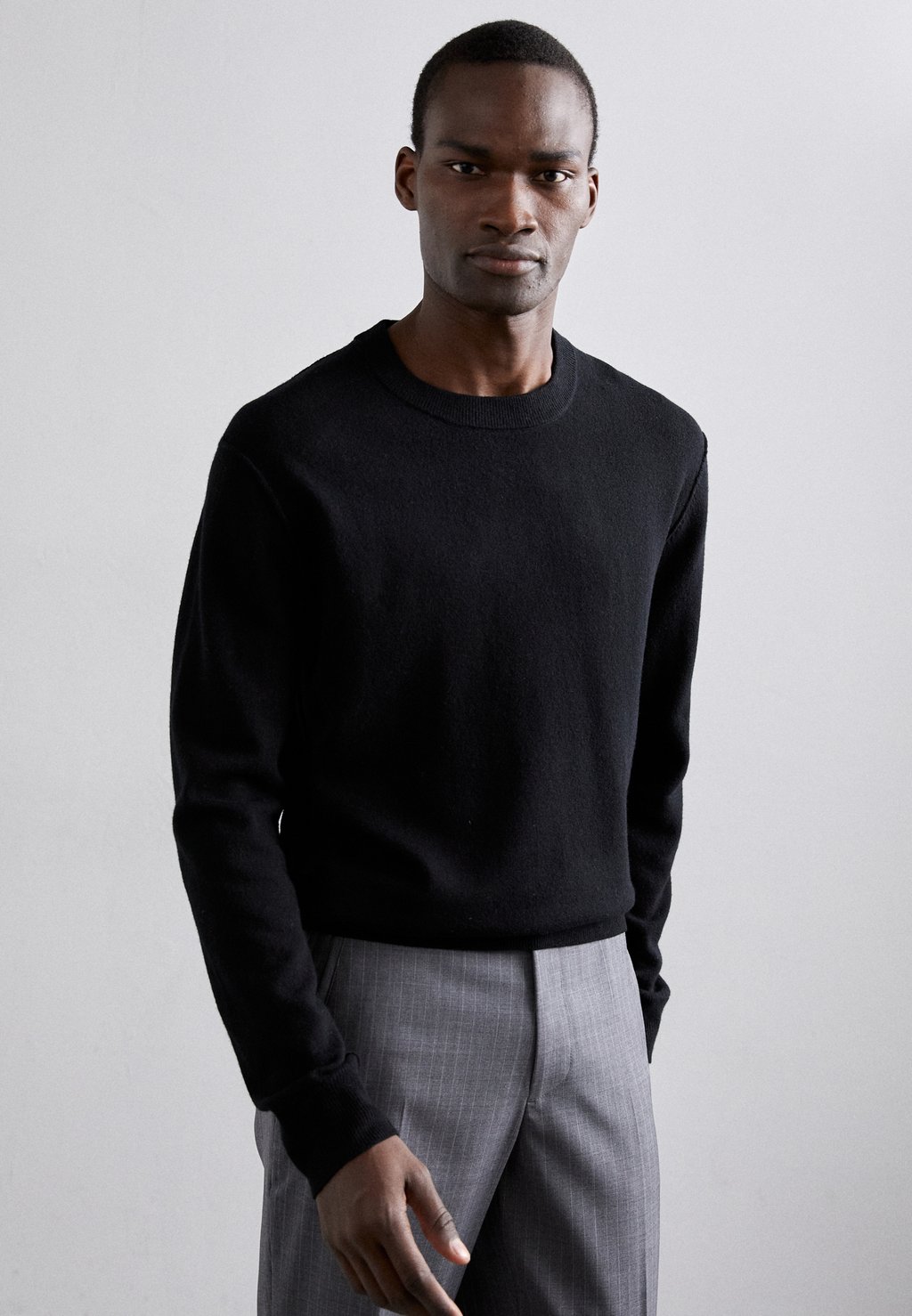 Вязаный свитер INSIDE OUT Filippa K, цвет black вязаный свитер filippa k цвет black