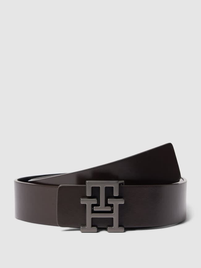 

Ремень с деталью лейбла модели "ПЛАК" Tommy Hilfiger, коричневый
