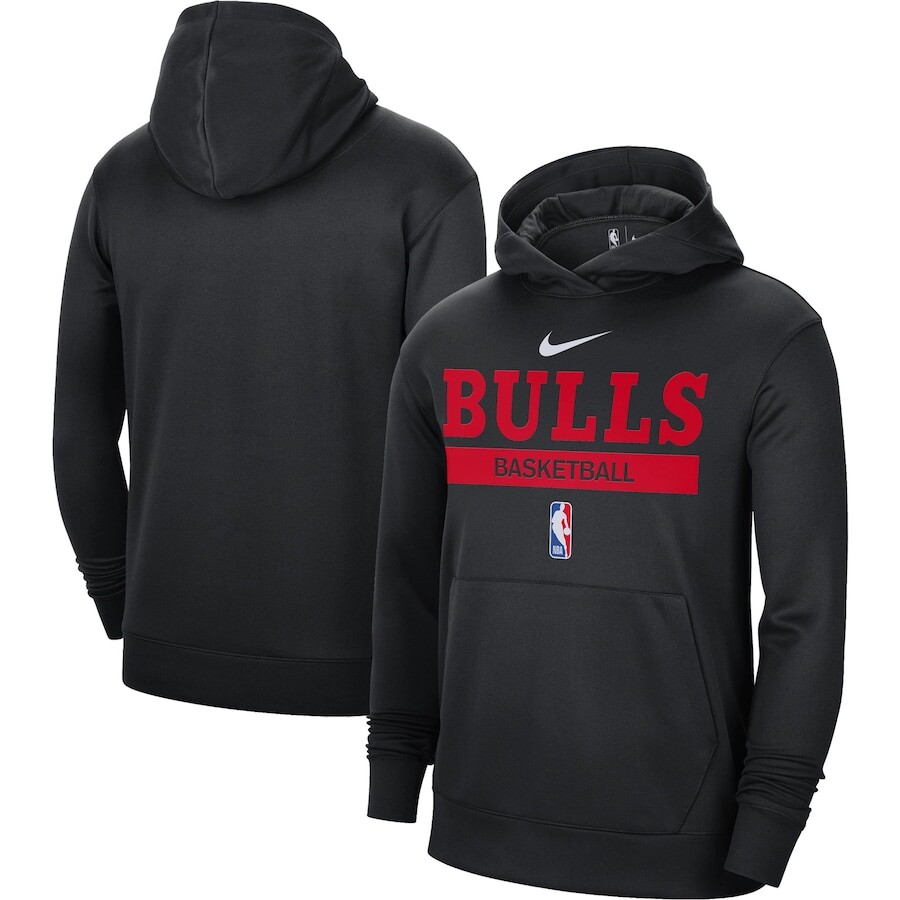 

Пуловер с капюшоном Nike Chicago Bulls, черный