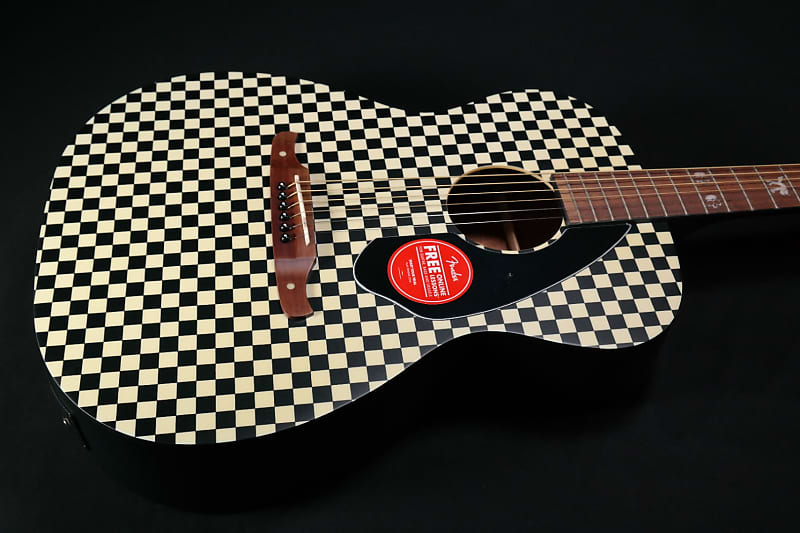 Акустическая гитара Fender Tim Armstrong Hellcat - Walnut Fingerboard - Checkerboard 917 дистанционный дисплей и гигростат armstrong armstrong жк дисплей