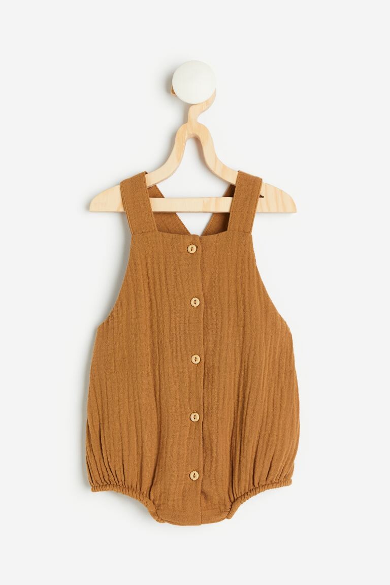 

Хлопковый комбинезон без рукавов H&M
