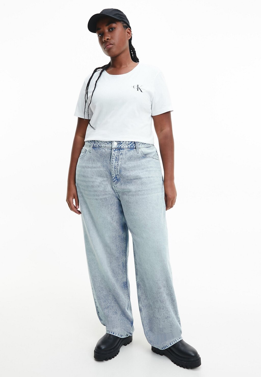 

Базовая футболка Calvin Klein Jeans, Белый