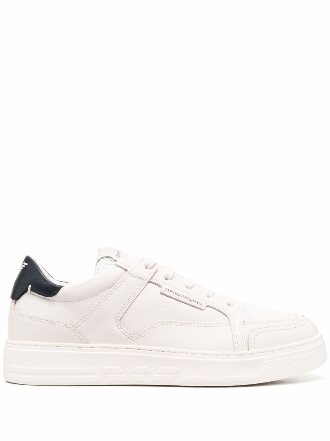 

Emporio Armani кеды на шнуровке, белый