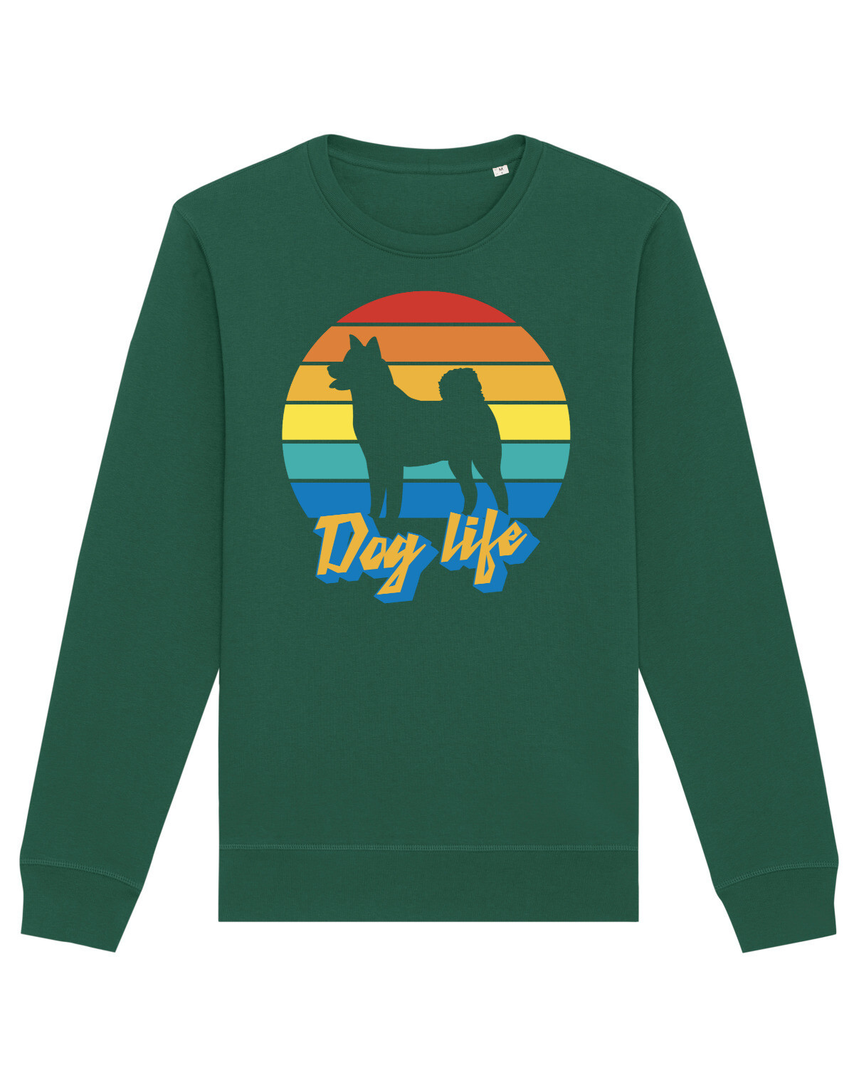 

Толстовка wat Apparel Sunset dog life, цвет Bottle Green