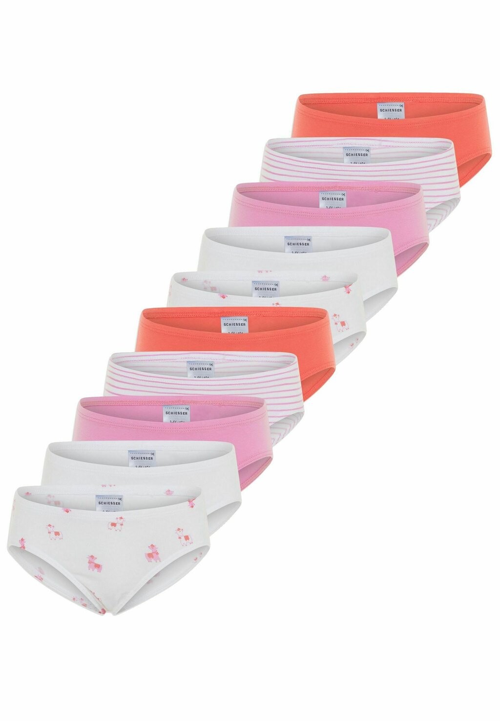 

Трусики 10ER PACK Schiesser, цвет weiß rot rosa