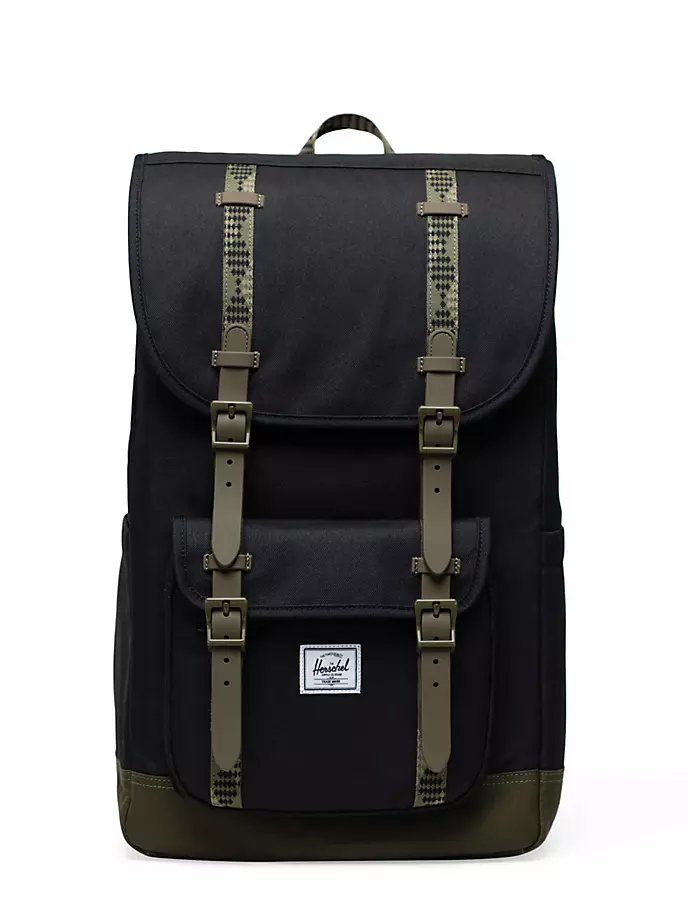 Рюкзак Маленькая Америка Herschel Supply Co., черный рюкзак водостойкий для 15 ноутбука herschel retreat pro ivy green black
