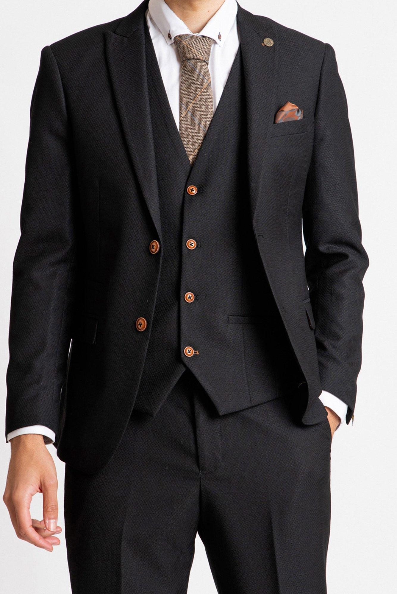 Пиджак с текстурой Max Marc Darcy, черный чехол crocodile texture для asus zenfone max pro m2 zb631kl оранжевый